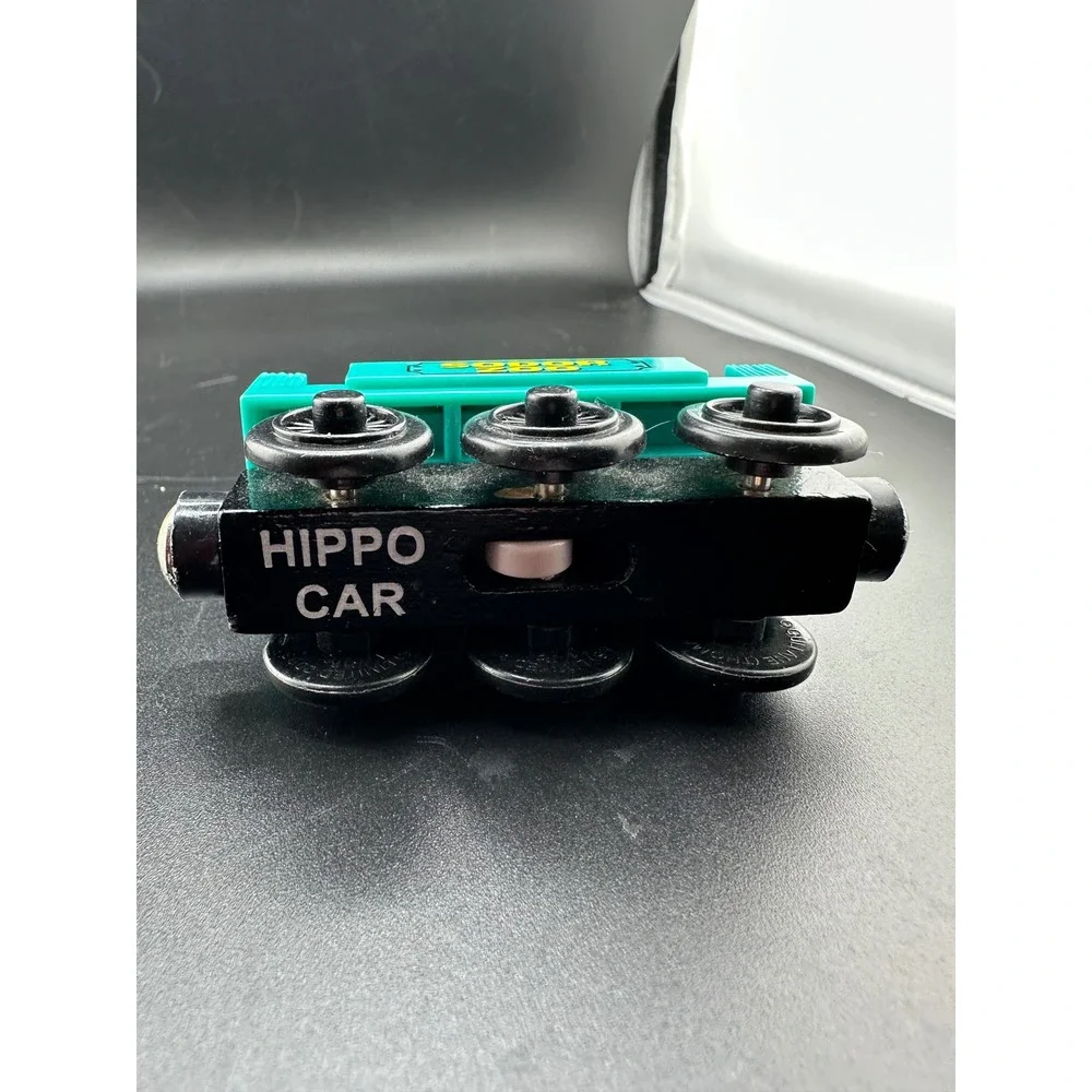 Thomas & Friends Wooden Railway‎ Hippo Car Sodor Zoo Learning Curve 2003 Teal